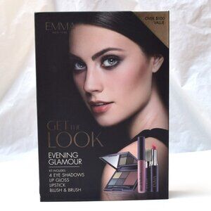 Emma New York Get the Look Evening Glamour Kit Eye Shadow Lipstick Blush + Boxed